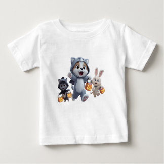 Camiseta Puppy Werewolf e Amigos Trick-or-Tratating