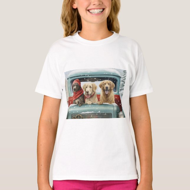Camiseta Pups de Férias (Frente)