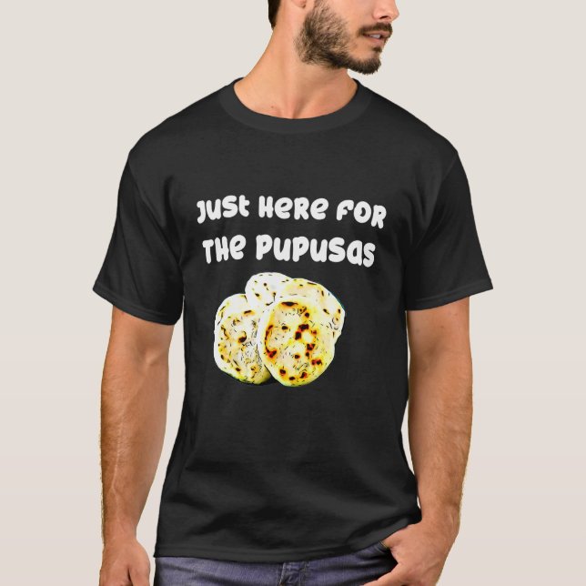 Camiseta Pupusas Comida Salvadorenho Comida El Salvador Gua (Frente)