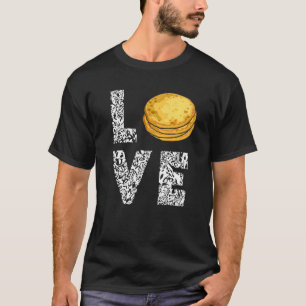 Camiseta Pupusas El Salvadorian Comida Eu Amo Como Pupusas