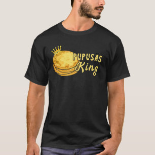 Camiseta Pupusas King El Salvadorian Comida Crown Pupusas M