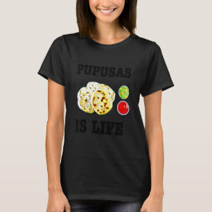 Camiseta Pupusas Salvadorenho Comida de Amor Comida El Salv