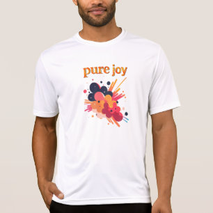 Camiseta "Pura Alegria, puro você.” Roupas de Rua Vibrações