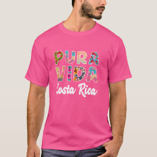 Camiseta Pura Vida Costa Rica Souvenir - América Central Le
