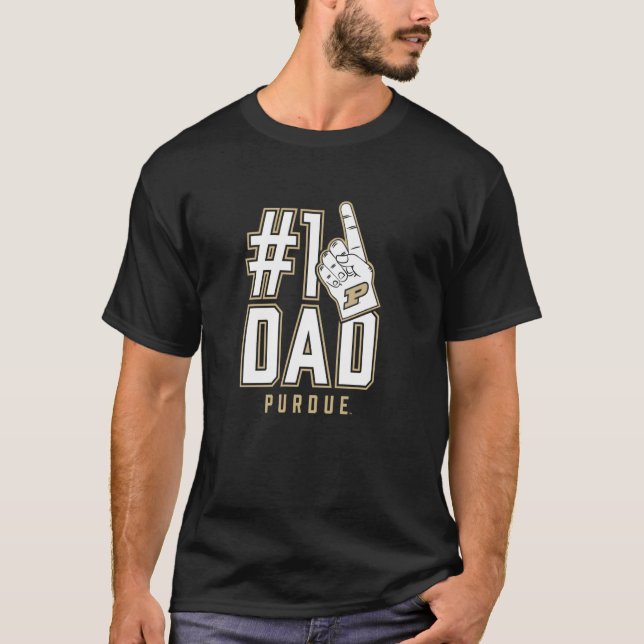 Camiseta Purdue University Boilermakers #1 Pai (Frente)
