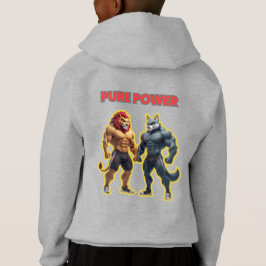 Camiseta Pure Power – Strong Animal Muscle Cartoon Design