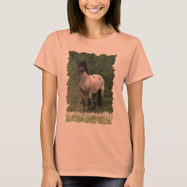 Camiseta Puresanguessuga Espanhola Mustang Art Shirt (Frente)