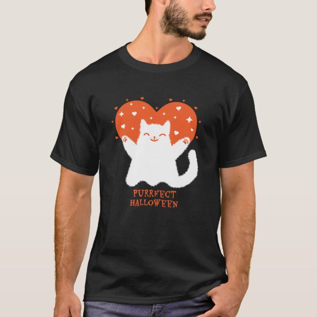 Camiseta Purfect Halloween design (Frente)