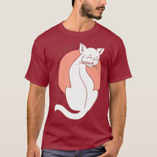 Camiseta Purfect Plumber White Cat Pover Purr Percer presen