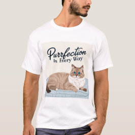 Camiseta Purfeição Personificada: Sonho de Ragdoll Cat Love