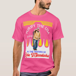 Camiseta Purifique Os EUA Nas Águas Do Lago Minnetonka Ti