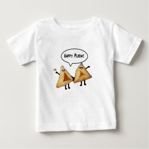Camiseta Purim feliz bonito Hamantaschen