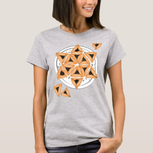 Camiseta Purim Hamantash Hamantaschen Jewish Star