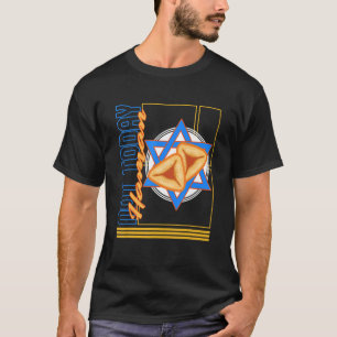 Camiseta Purim Não Hoje Haman Hamantash Fantasia Judaica Pu