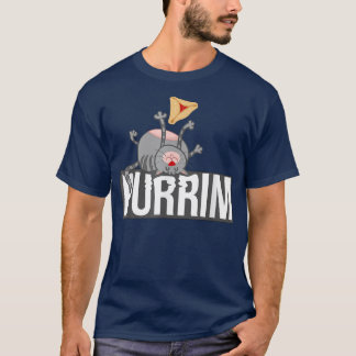 Camiseta Purim para amantes de gatos Purr Purim fantasume