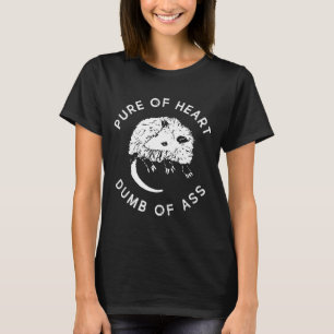 Camiseta Puro De Coração Tolo De Frases Engraçadas Fantasia