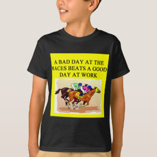 Camiseta puro-sangue que compete amantes