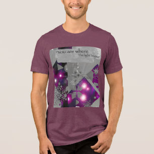 Camiseta Purple Diamond Glow