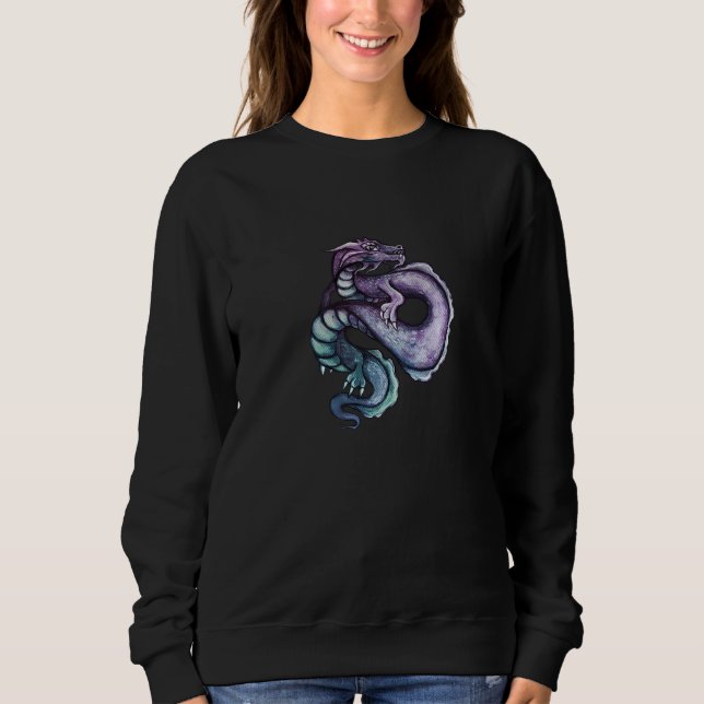 Camiseta Purple Dragon Sea Dragons Artwork  1 (Frente)
