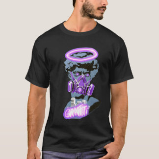 Camiseta purple graffiti