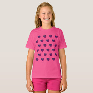 Camiseta Purple Heart para Meninas