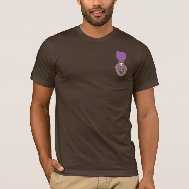 Camiseta Purple Heart United States military decoration. (Frente)