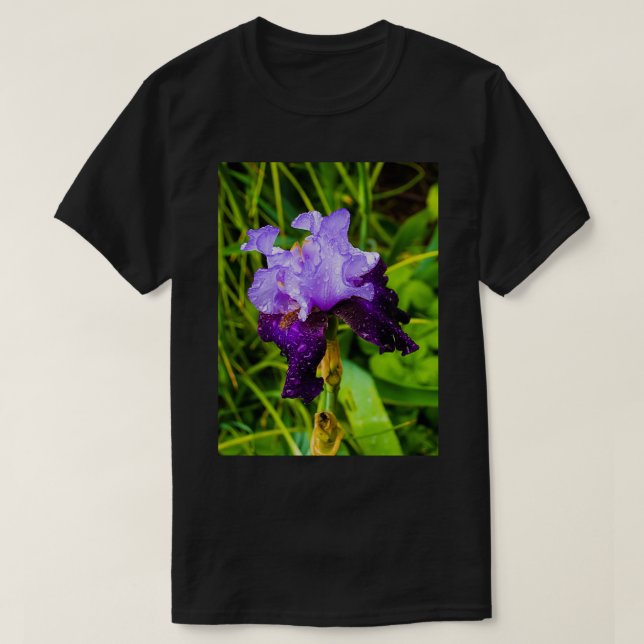 Camiseta Purple Iris (Frente do Design)