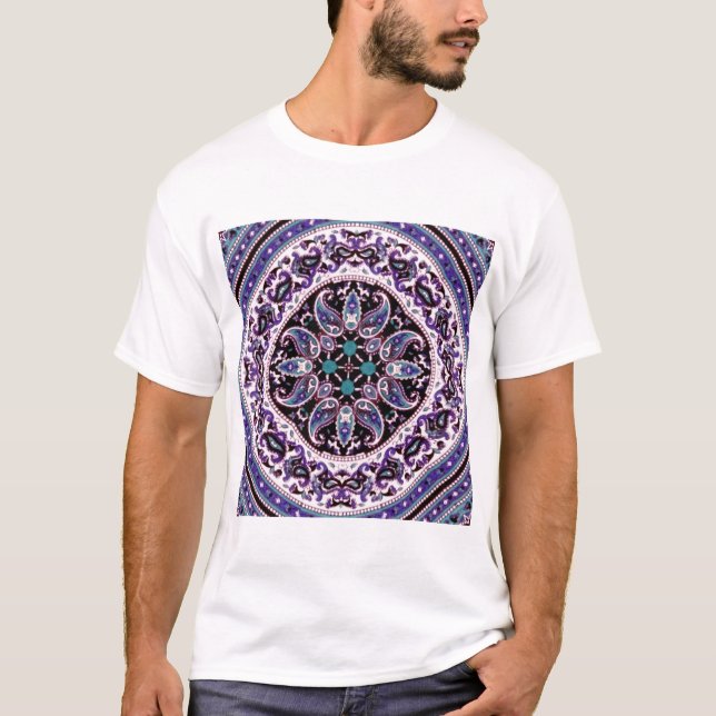 Camiseta Purple Mandala (Frente)