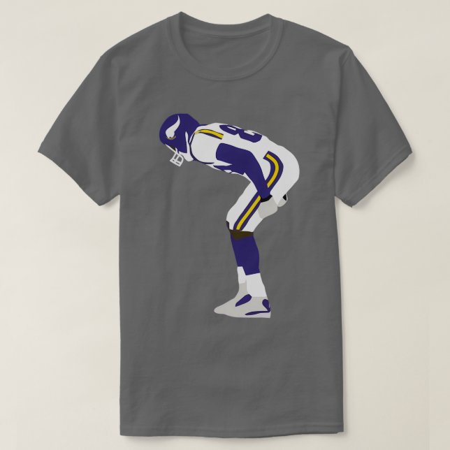 Camiseta Purple Minnesota Moss Mooning Crowd (Frente do Design)