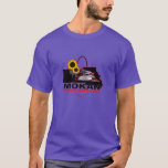 Camiseta Purple MOKAN Badlanders Mens Tri-Blend Shirt<br><div class="desc">Large logo centered on front of shirt. Back can be modified to include name or message.</div>