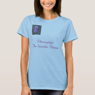 Camiseta purple_pin, doença invisível de FibromyalgiaThe
