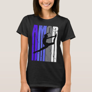 Camiseta Purple Retro Amor Dance Fan Dancer Squad Vintage C