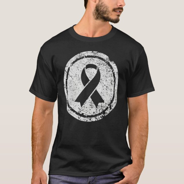 Camiseta Purple Ribbon Support Survivors Domestic Violence  (Frente)