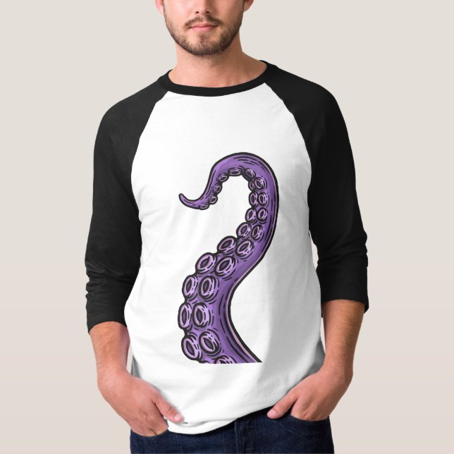 Camiseta Purple Tentacle (Frente)