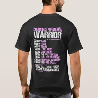 Camiseta Púrpura de Sobrevivência de Dor de Malformação Chi