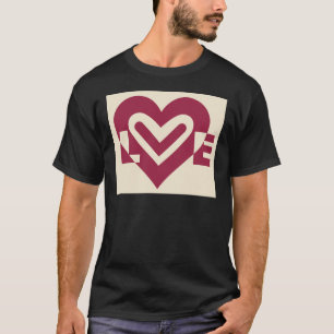 Camiseta Púrpura de vinho de dois tons
