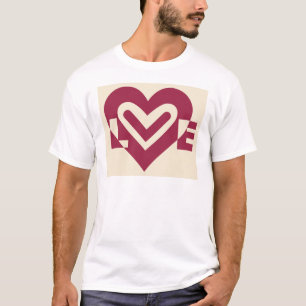 Camiseta Púrpura de vinho de dois tons