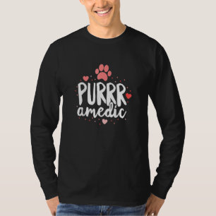 Camiseta Purr Amédica Veterinarian Cat Dog Vet Ech P