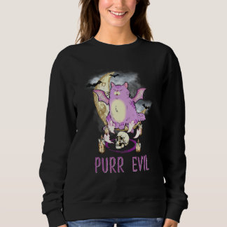 Camiseta Purr Evil  Let's Summon Demons Pastel Goth Occult 