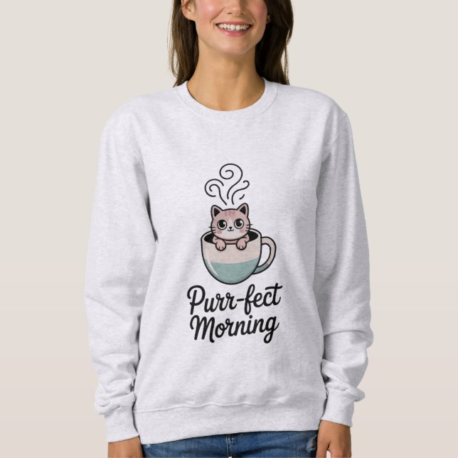 Camiseta Purr-fect Morning (Frente)
