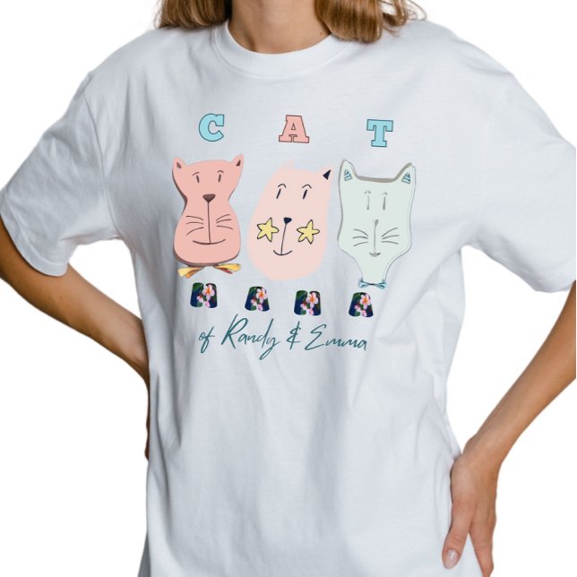 Camiseta Purr-fect para o Dia das Mães! Cat Mama (Criador carregado)