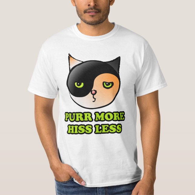 Camiseta purr more arvoras less (Frente)
