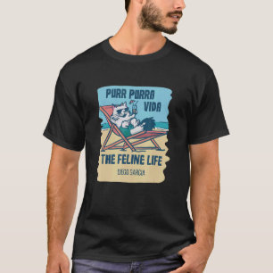 Camiseta Purr Purra Vida The Feline Life East Africa