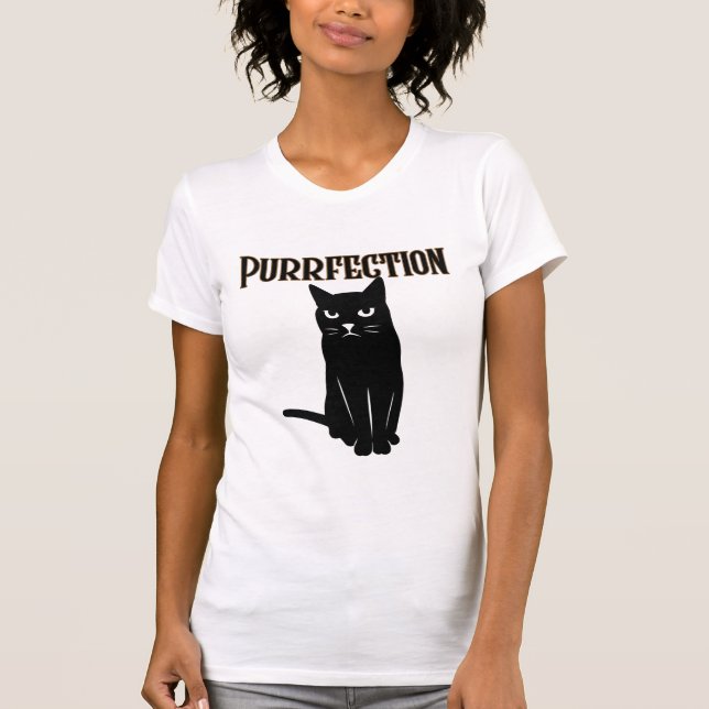 Camiseta Purrfection  (Frente)