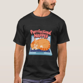 Camiseta Purrfessional Napper Cat Humor