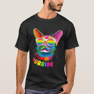 Camiseta Purride Cat Pride Ally Cat Gatinho Mãe Pai Les
