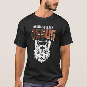 Camiseta Purrise de Jesus Negro História Negra Mês