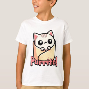 Camiseta Purrito! Armadilhas de Gato de Burrito