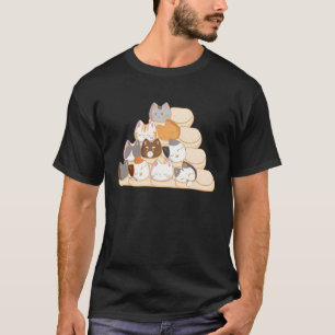 Camiseta Purrito Cat Burrito Comida Mexicana Pirâmide do Eg
