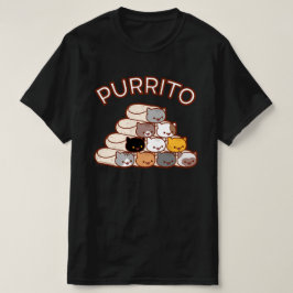 Camiseta PURRITO PYRAMID Cat Burrito T SHIRT
